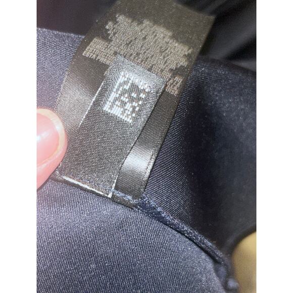 Ted Baker Deneese Black Skater Dress Sz 10 Ruffle Sleeves Pockets Rose Gold Zip - Picture 5 of 16